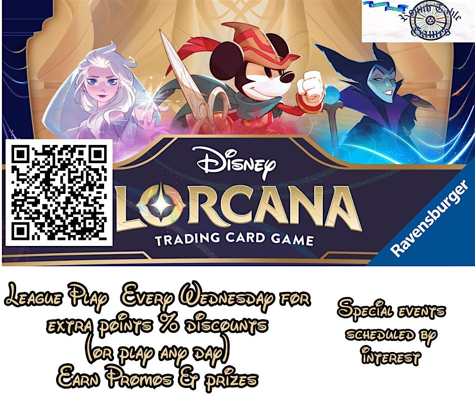 Disney Lorcana Joust League Wednesdays at Round Table Games