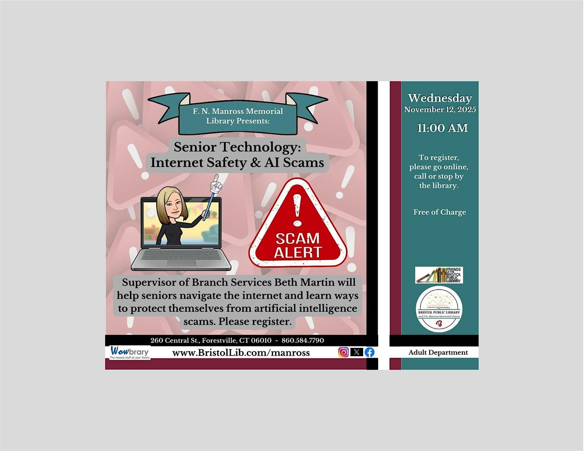 Senior Technology: Internet Safety & AI Scams