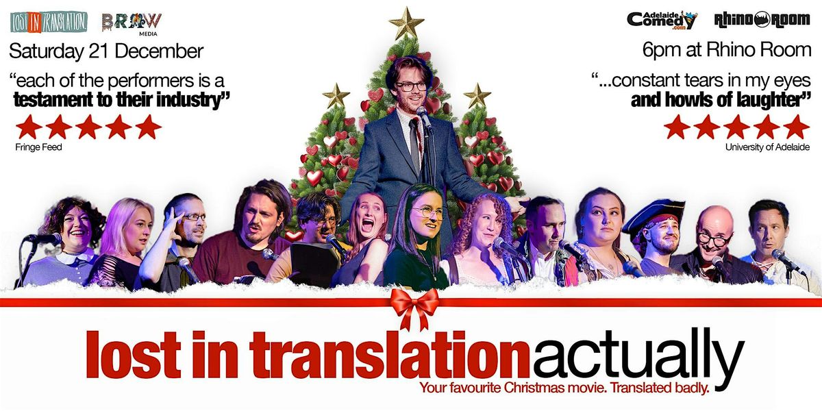 Lost in Translation presents: Love Actually