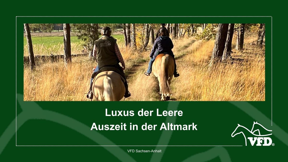 Luxus der Leere \u2013 genie\u00dfe die Altmark im Herbstlicht!