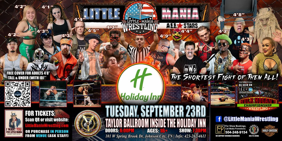 Johnson City, TN - Little Mania Mini Wrestling @ Holiday Inn