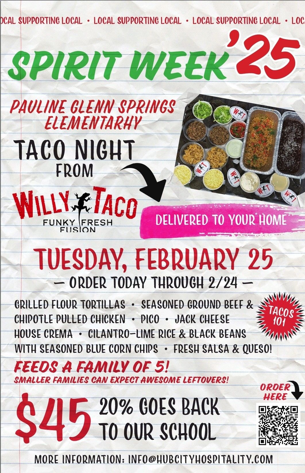 Willy Taco Night