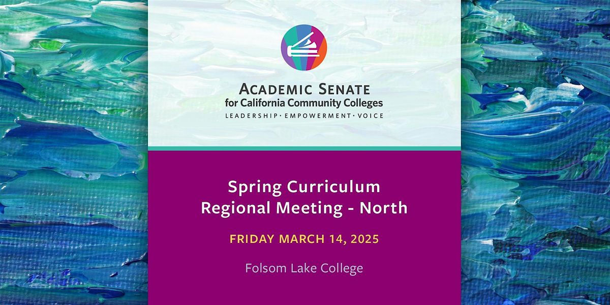 Spring Curriculum Regional Meetings - North