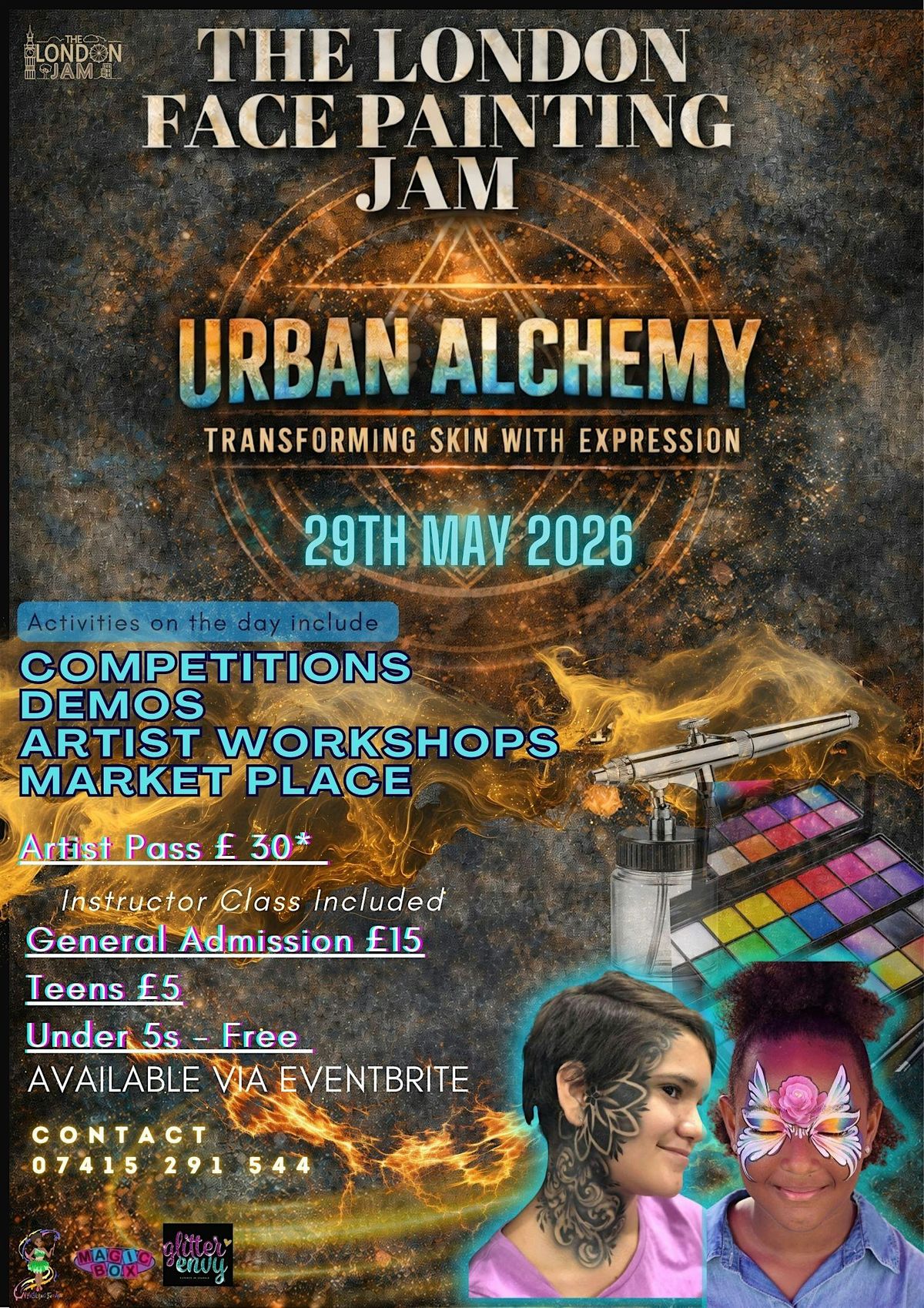 The London Facepainting Jam 2026- Urban Alchemy