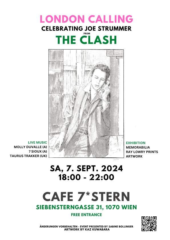 Celebrating Joe Strummer from The Clash im 7*Stern Wohnzimmer