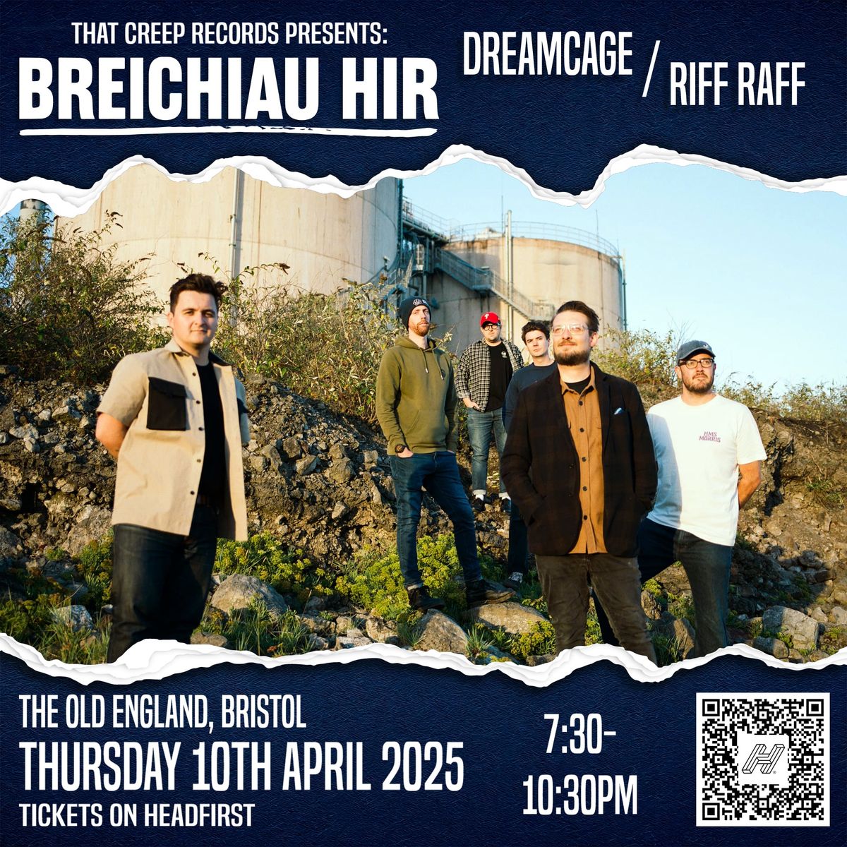 Breichiau Hir + Dreamcage + Riff Raff