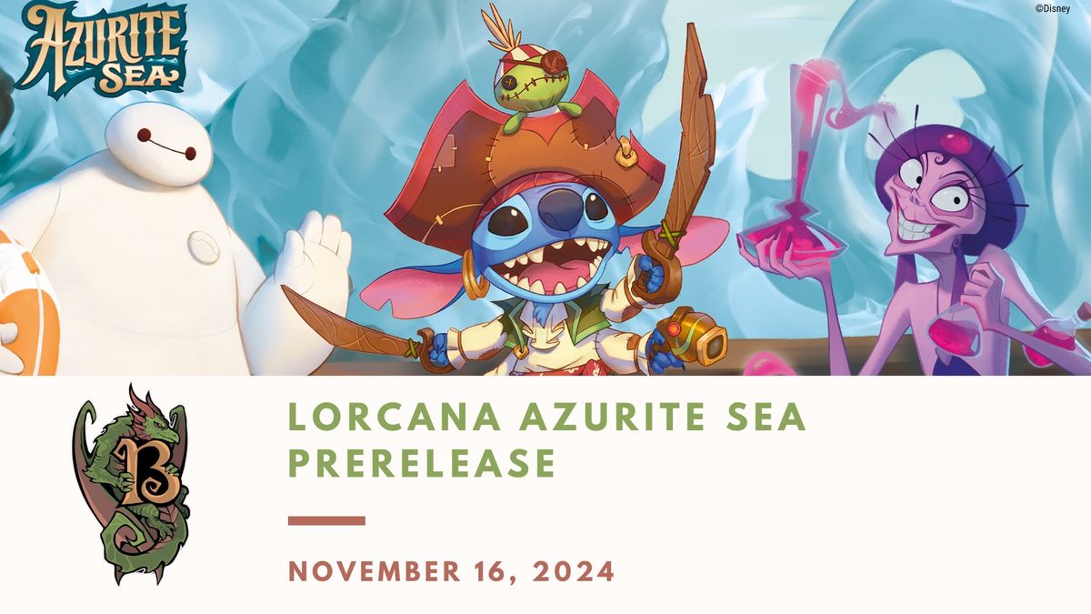 Lorcana Azurite Sea Prerelease 