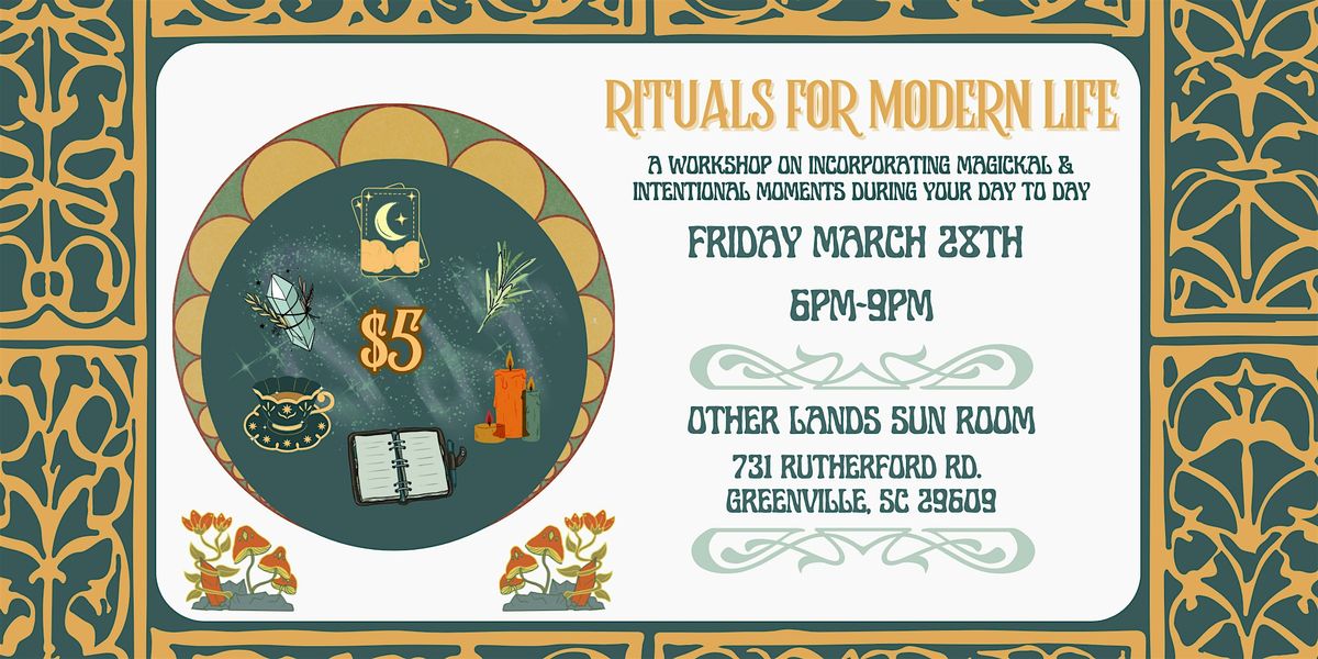 Workshop: Rituals for Modern Life