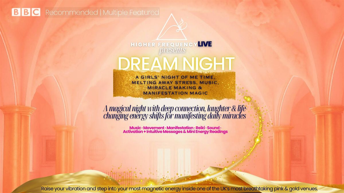 DREAM NIGHT:  A Girls\u2019 Manifestation Party at a Stunning Pink & Gold Chapel