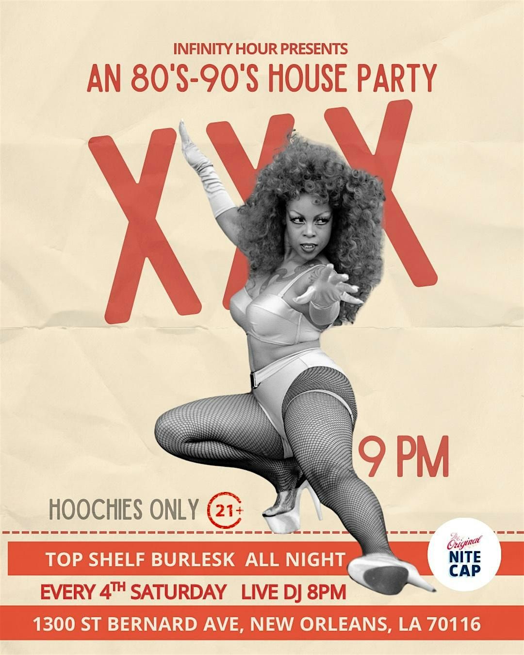 XXX House Party: Am 80's-90's Hoochie Burlesque Club