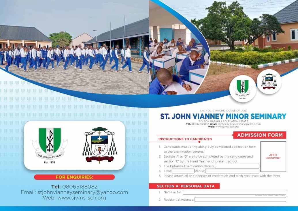 Common Entrance Examination into  JSS1