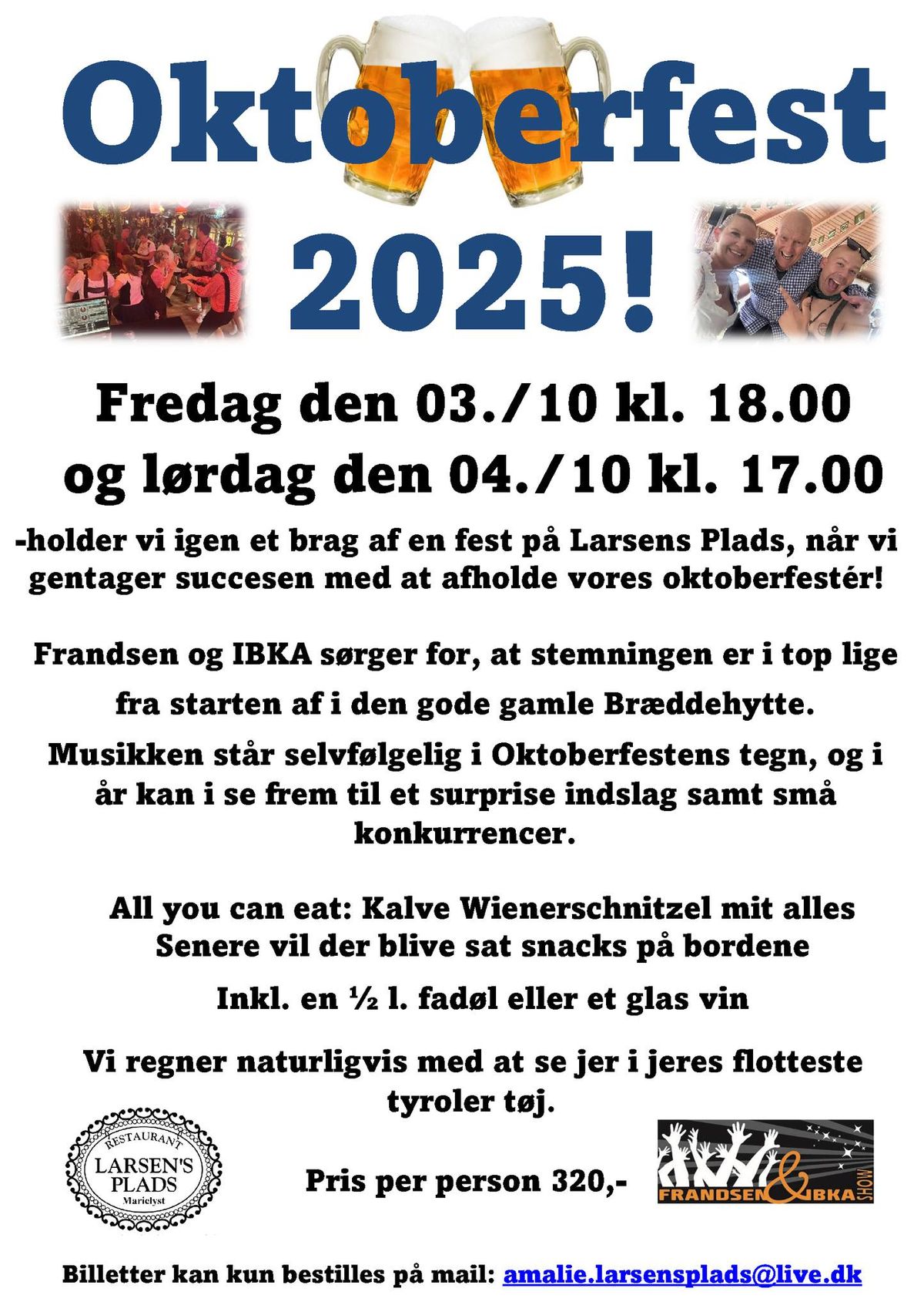 FREDAG - Oktoberfest 2025!