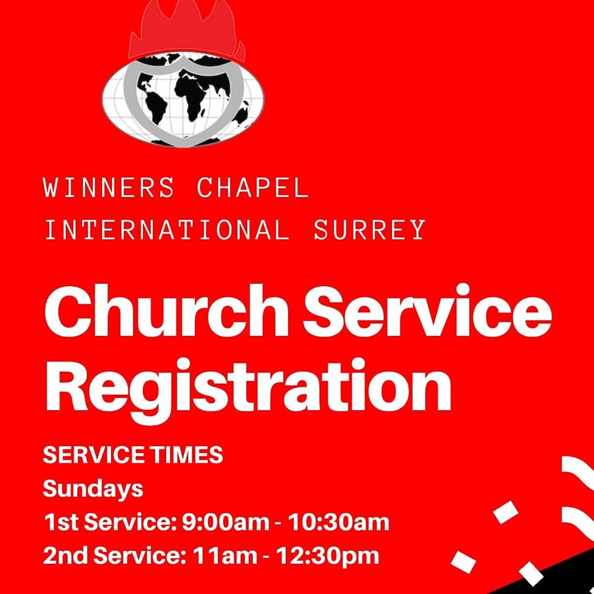 Winners Chapel International Surrey - Sunday  24th  January : 1ST SERVICE