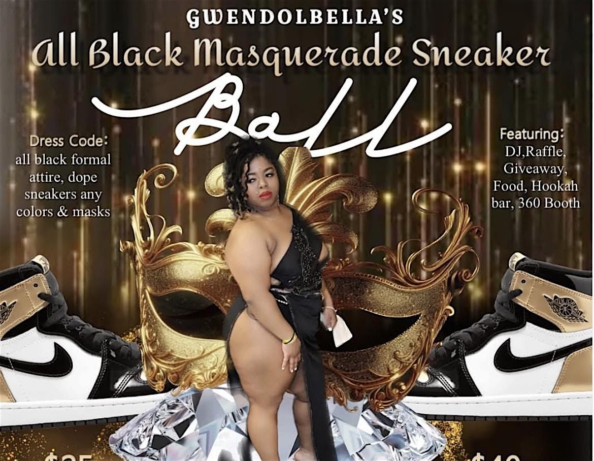 All Black Masquerade Sneakerball