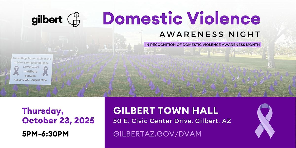 Gilbert Domestic Violence Awareness Night