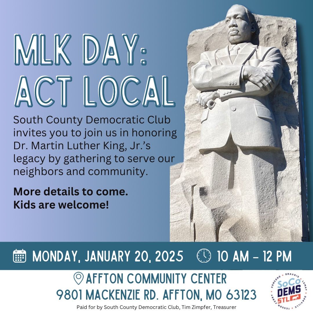 MLK Day: Act Local