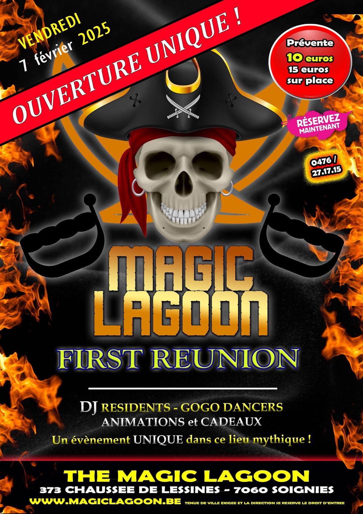 MAGIC LAGOON 1st REUNION - OUVERTURE UNIQUE