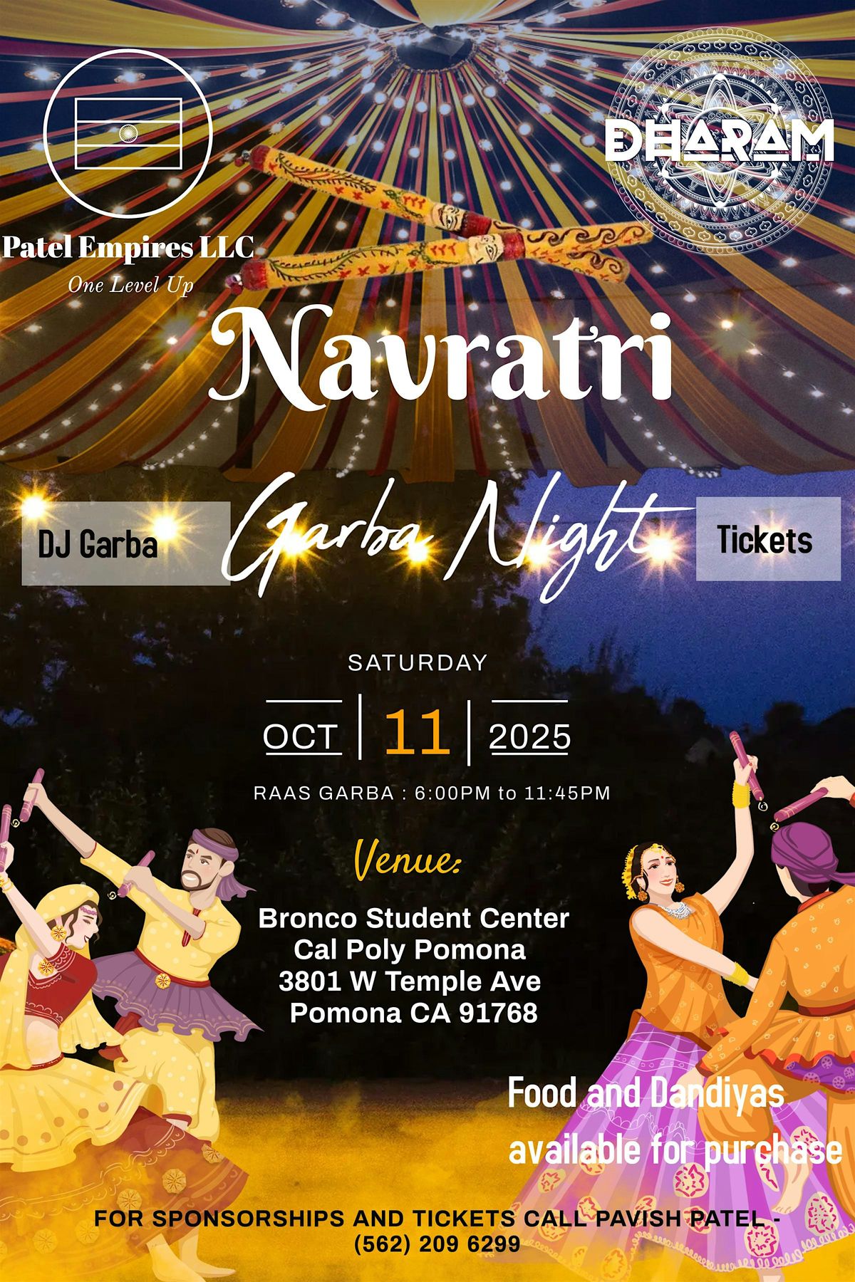 Cal Poly Navrangi Navratri DJ Garba Night 2