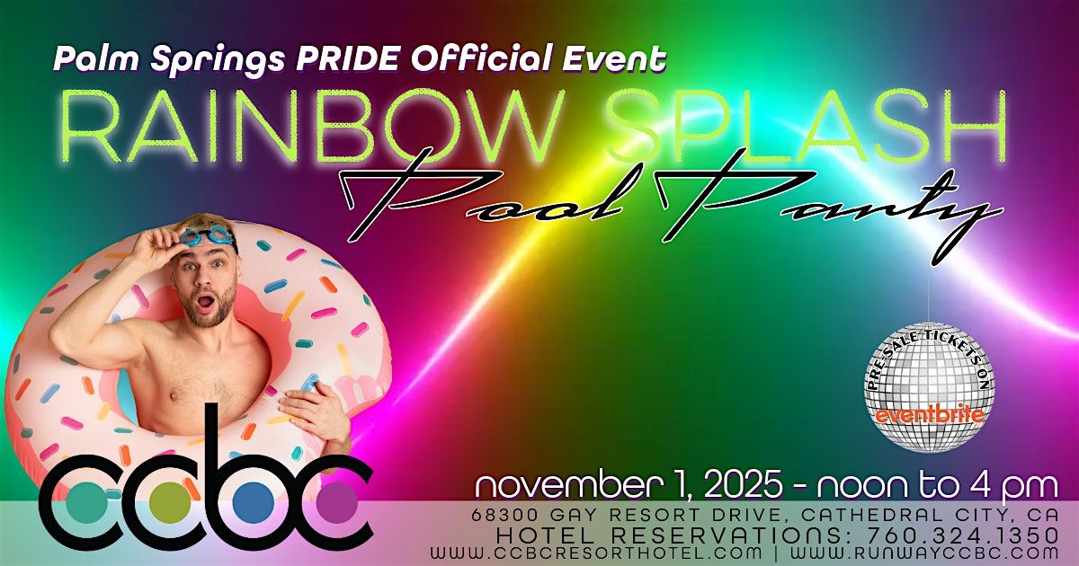 PS Pride Weekend Rainbow Splash Pool Party