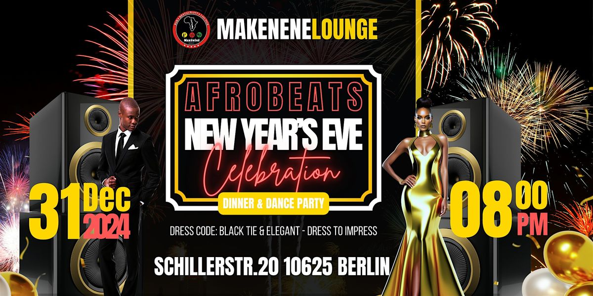 Afrobeats Black Tie New Year's Eve Dinner & Dance Party