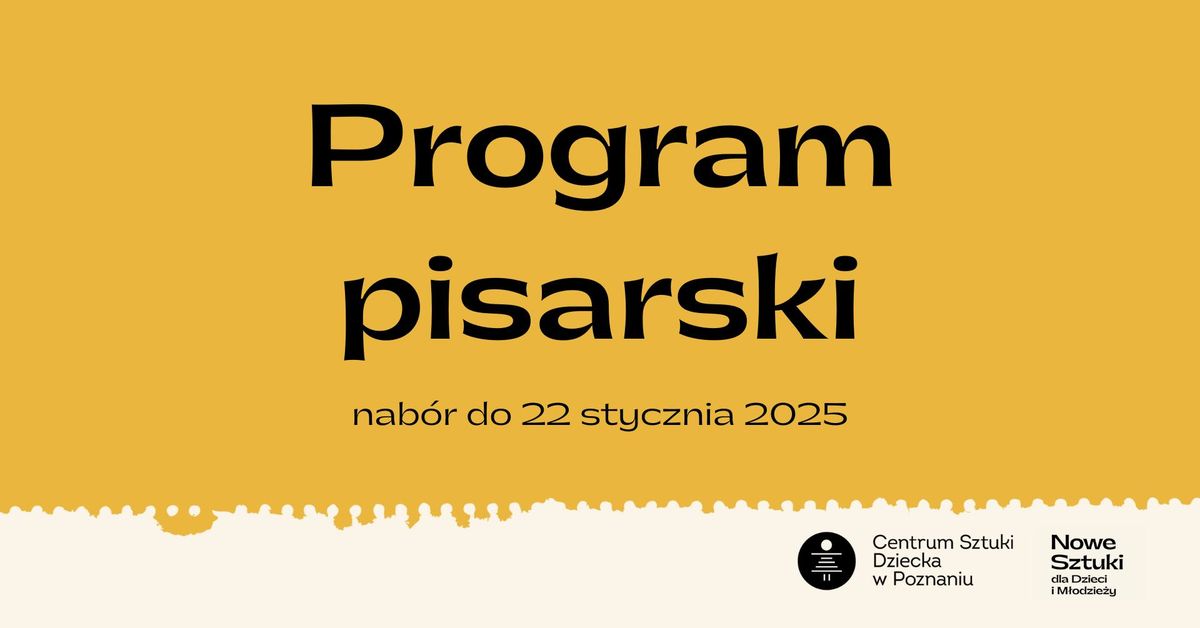 Program pisarski | 2025