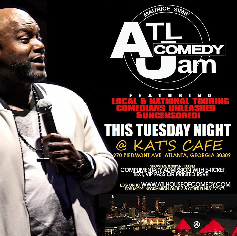 ATL Comedy Jam this Tuesday @ Kats Cafe