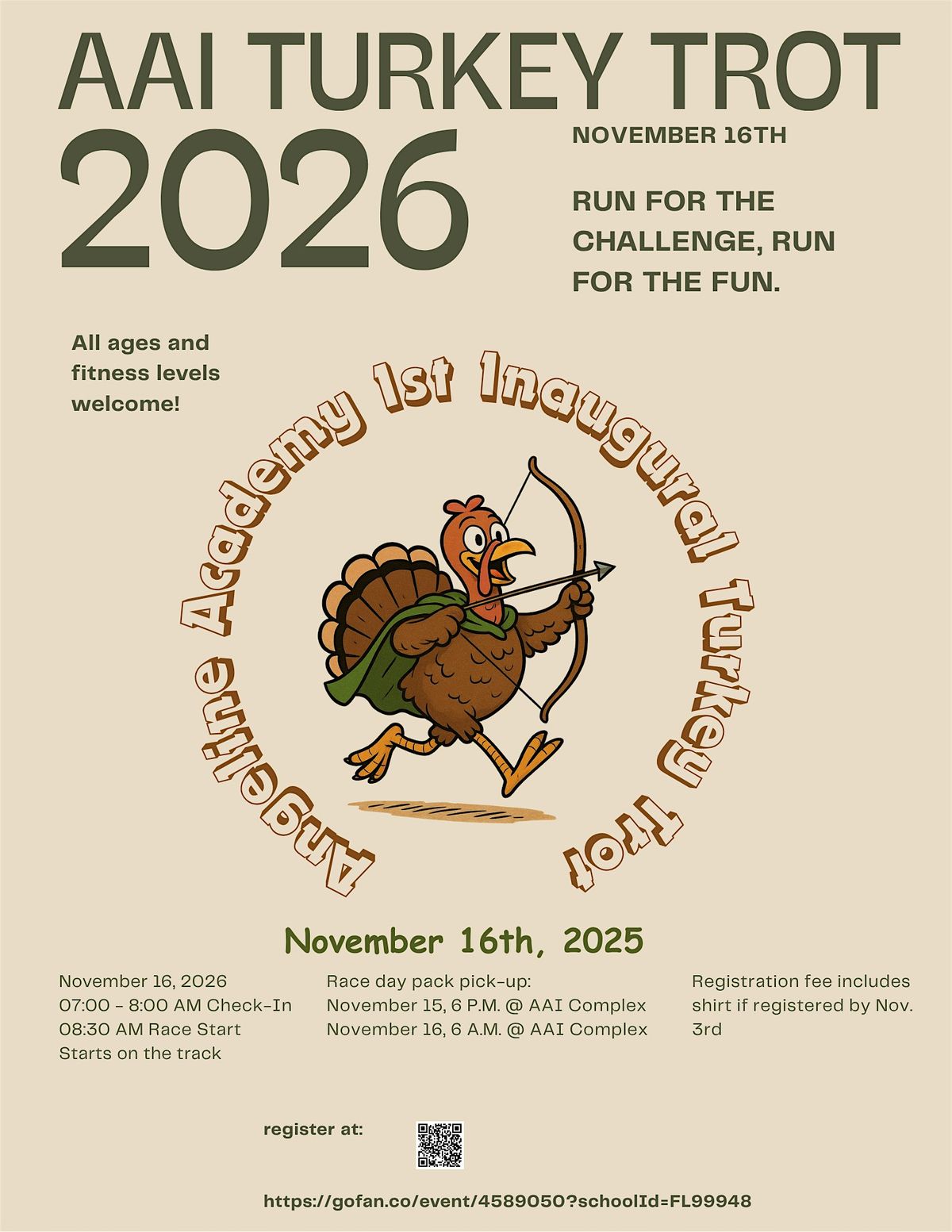 Angeline Academy Turkey Trot 5k