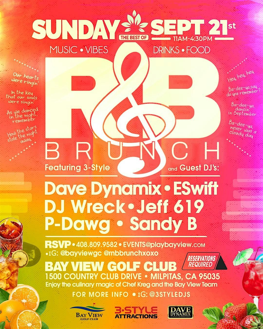 Sep 21 - The Best of RnB Brunch.
