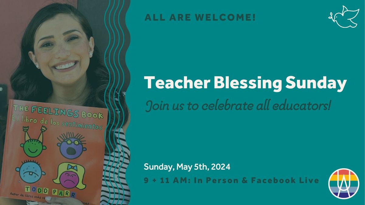 Teacher Blessing Sunday 