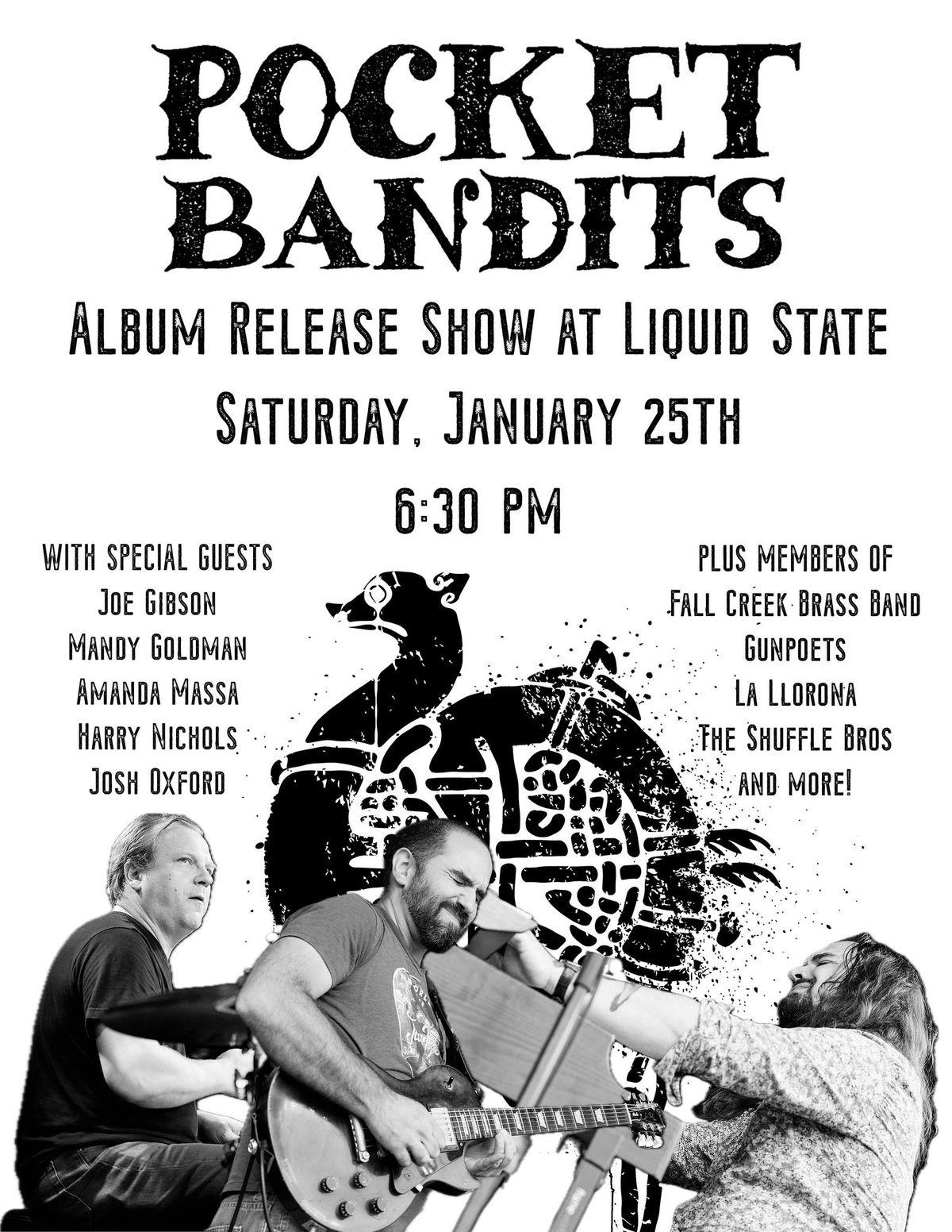 Pocket Bandits Album Release at Liquid State