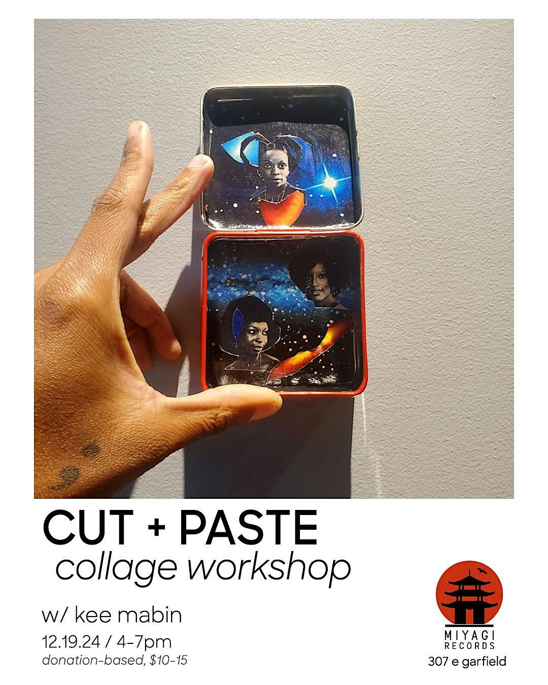 Cut + Paste Collage Workshop w\/ Artist Kee Mabin