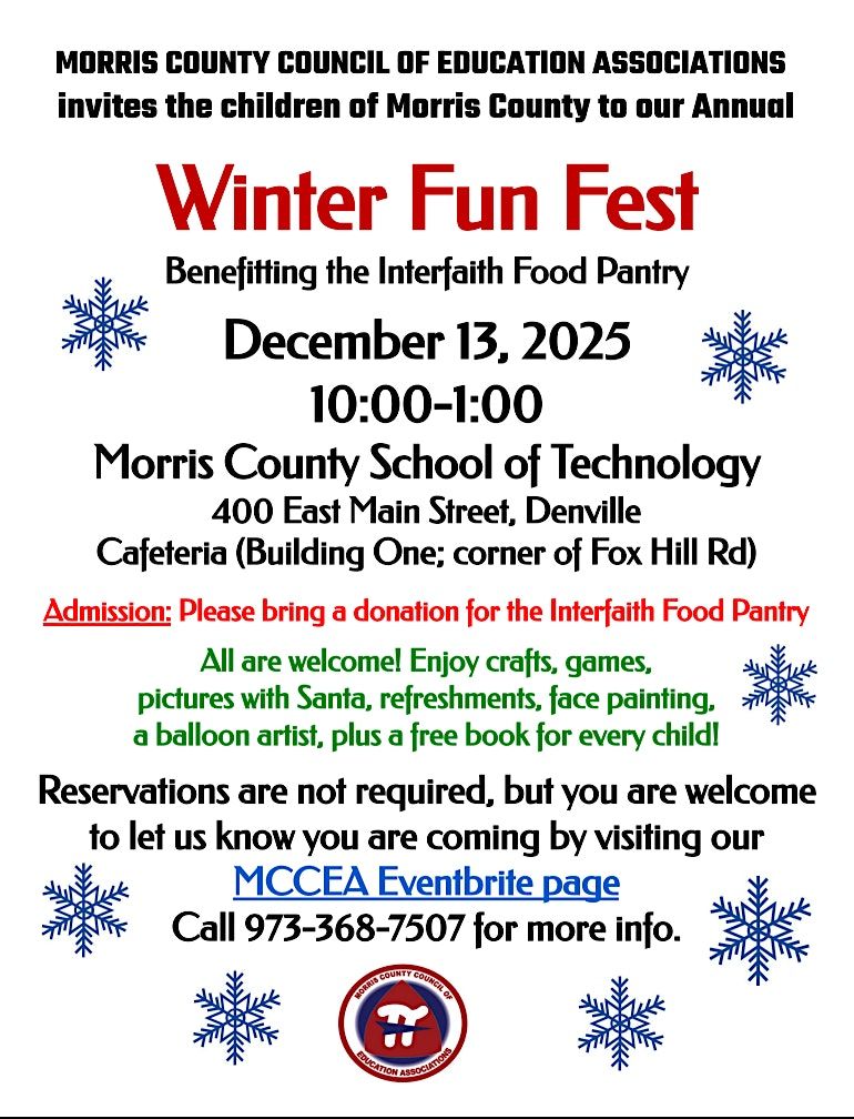 MCCEA Annual Winter Fun Fest