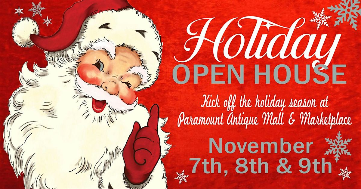 Paramount Antique Mall Christmas Holiday Open House Vintage D\u00e9cor Gifts