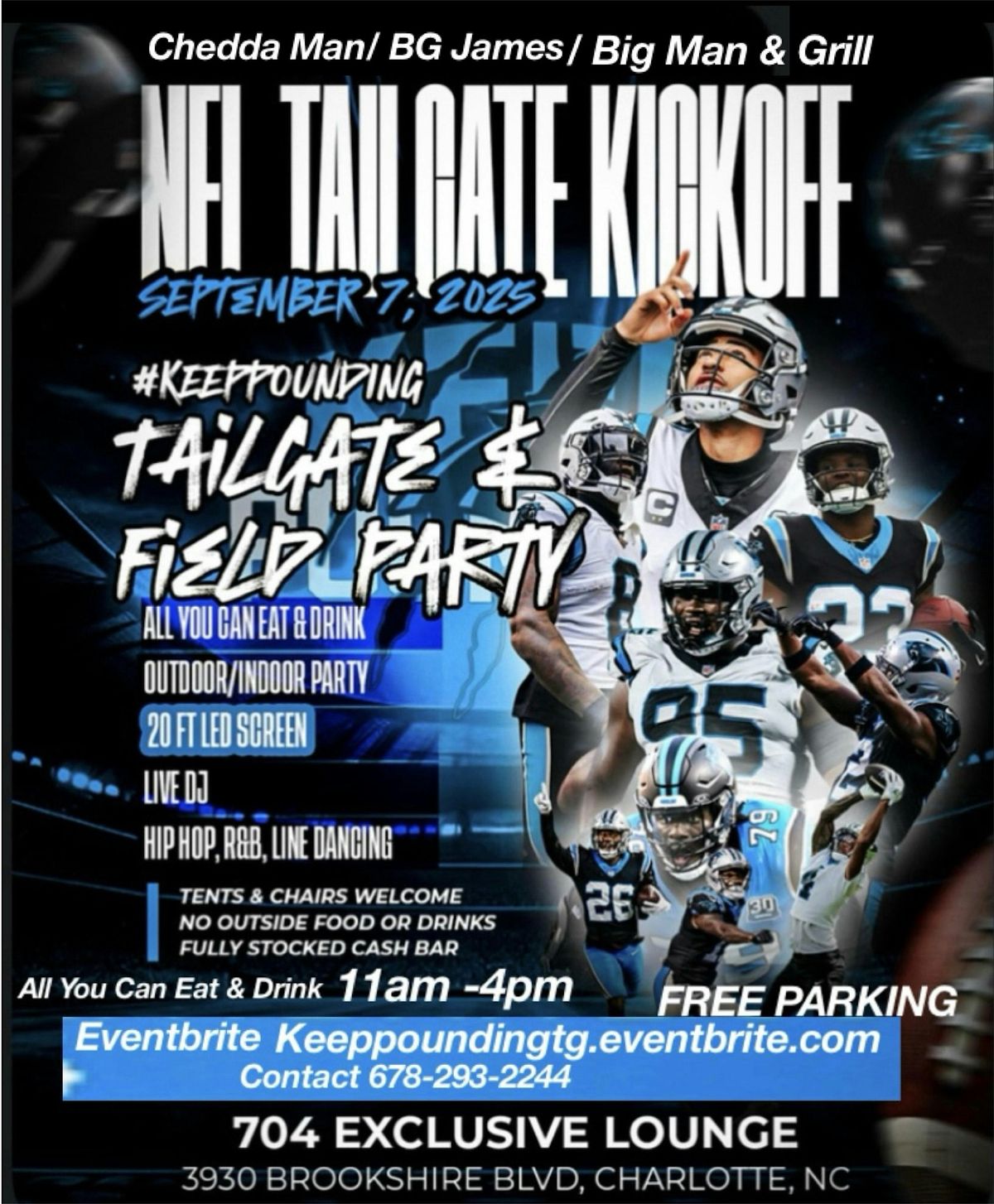Sunday's NFL Tailgate & Field Party HQ