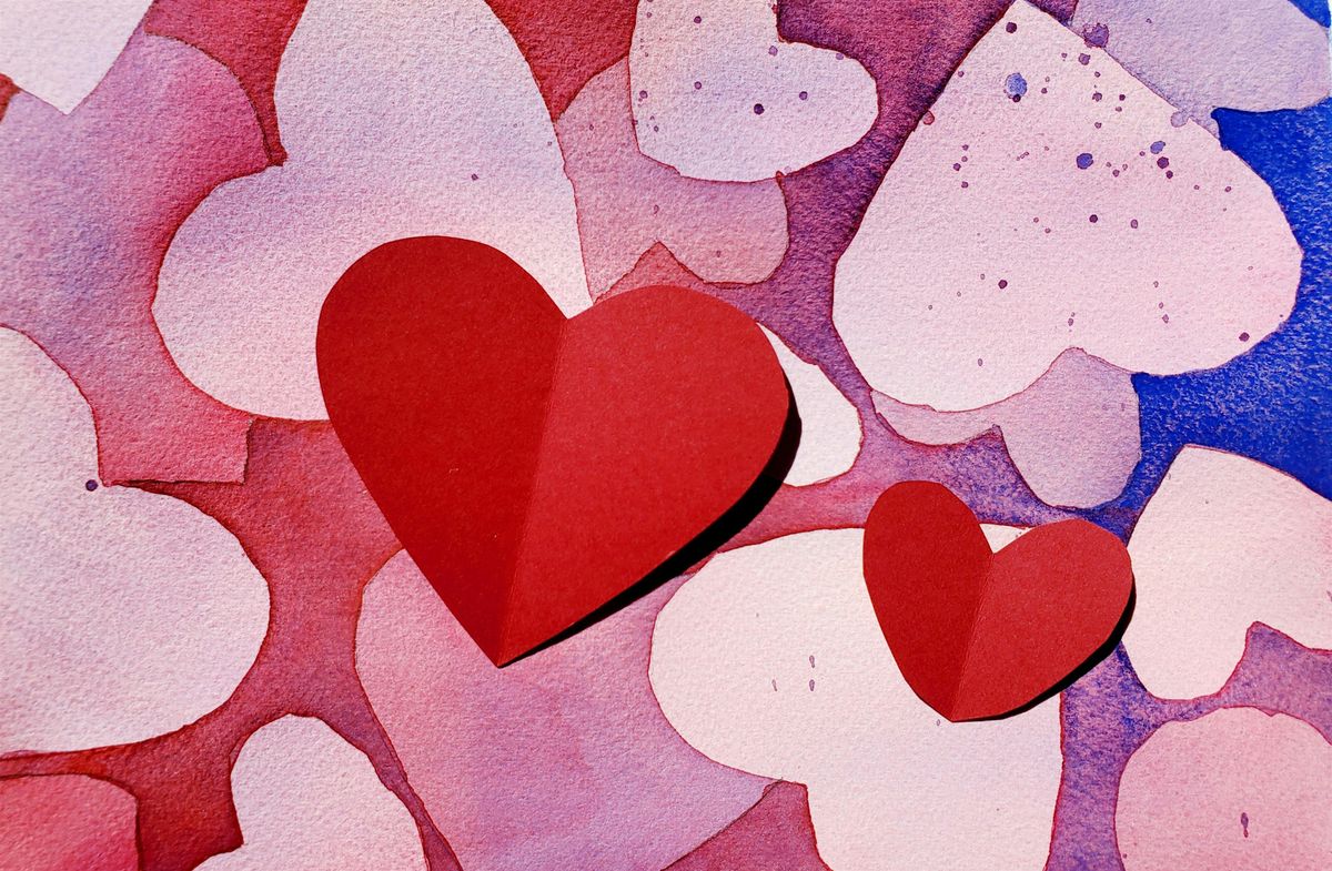 Watercolor For Beginners: Valentine Hearts