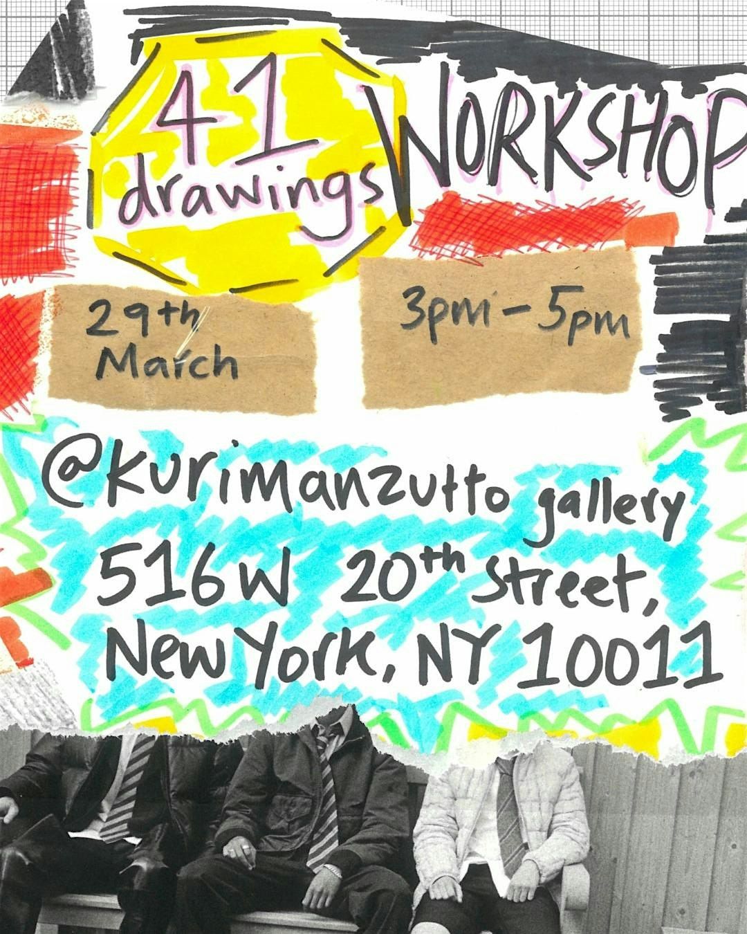 41 drawings workshop @ kurimanzutto gallery, NYC