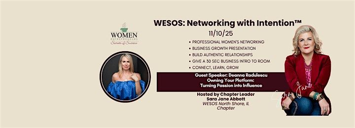 WESOS North Shore: Owning Your Platform: Turning Passion into Influence