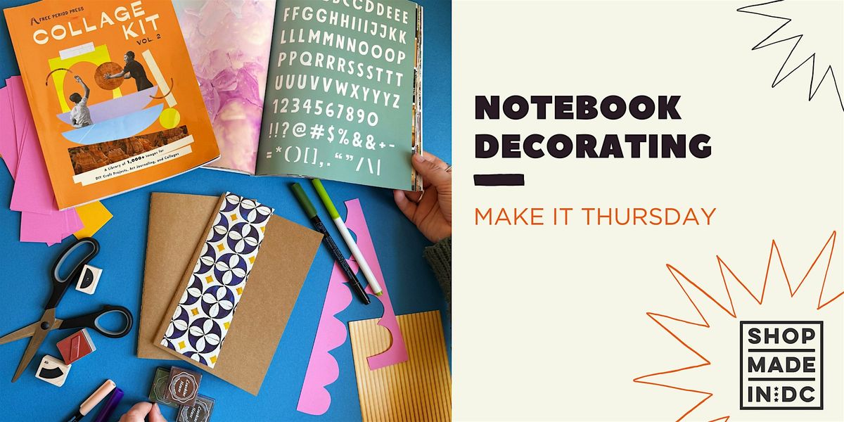 Make It Thursday: Notebook Decorating