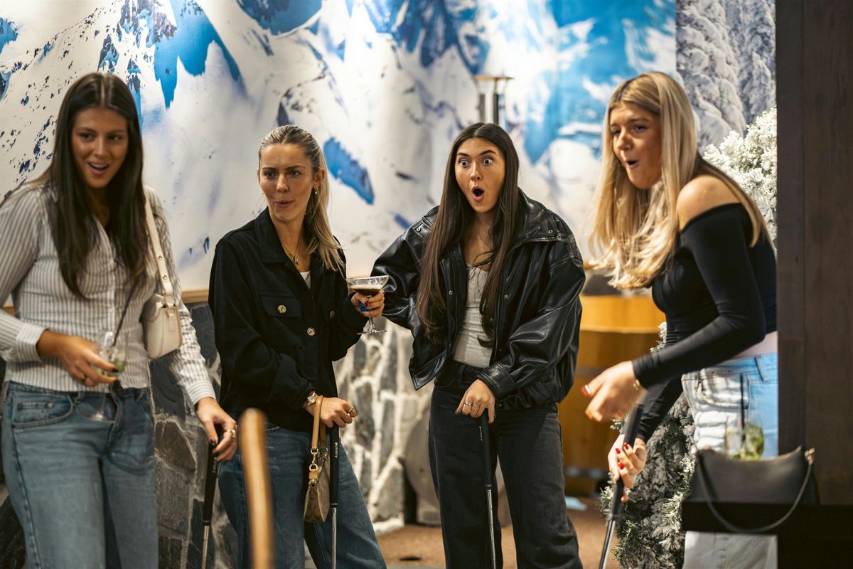 Santa's Mini-Golf Lodge + Holiday Cocktail Included!