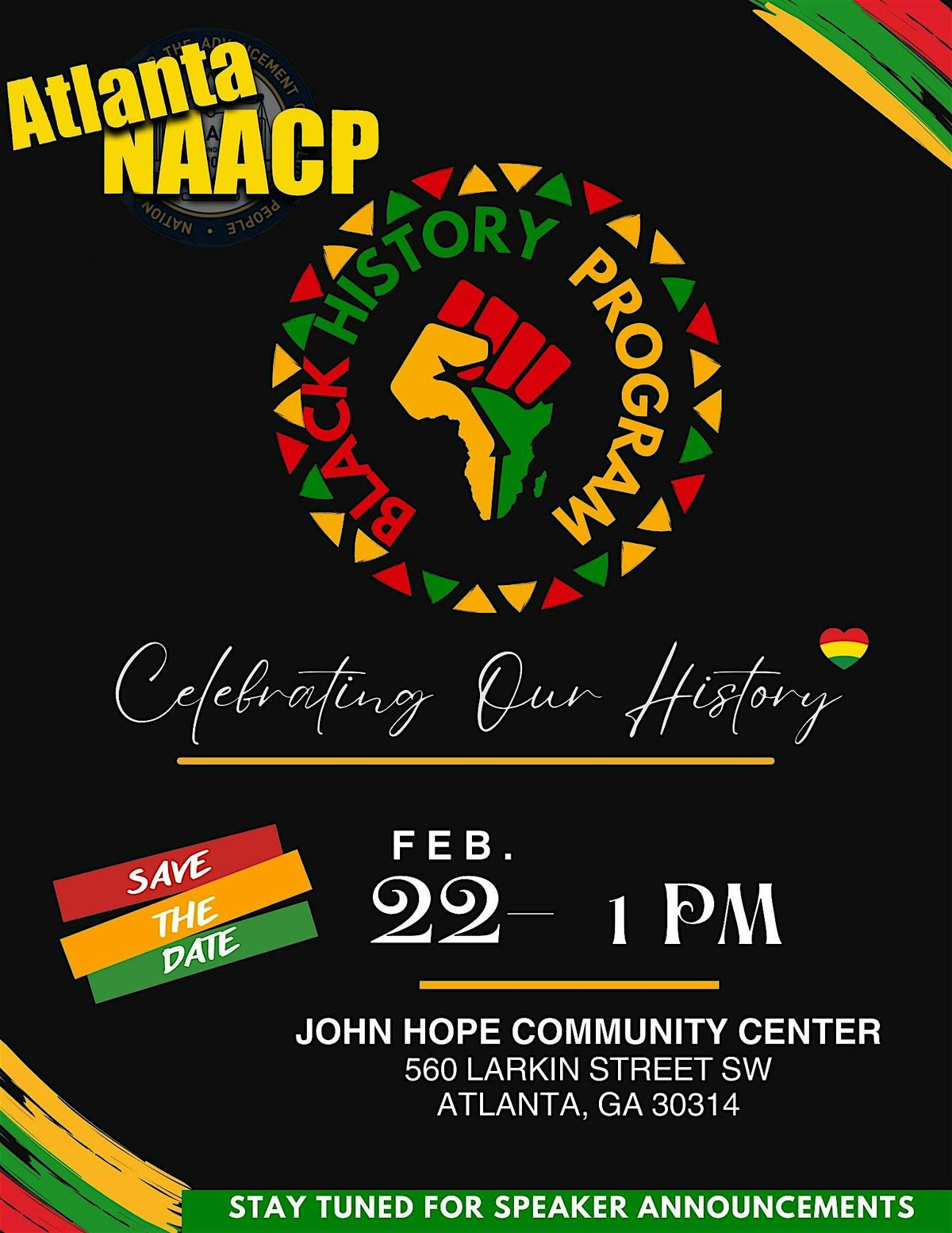 NAACP Black History Program  Celebrating Our History