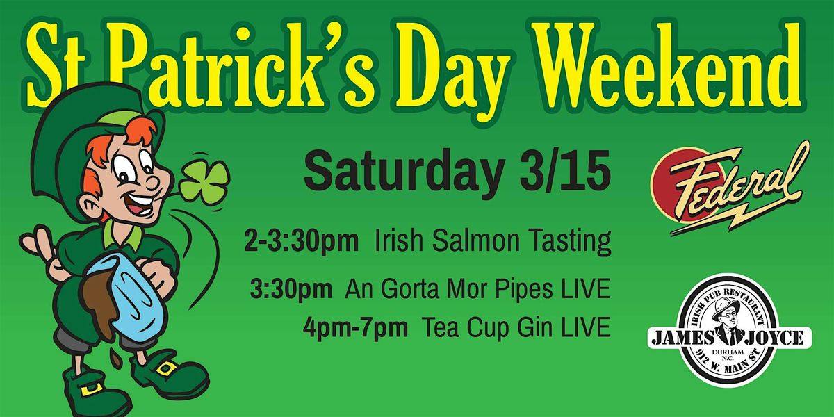 Irish Salmon Tasting! St. Patrick's Day Weekend!