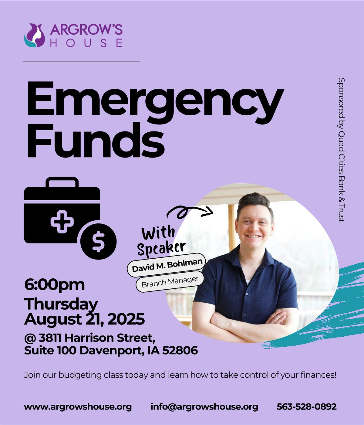 Emergency Funds with David M. Bohlman