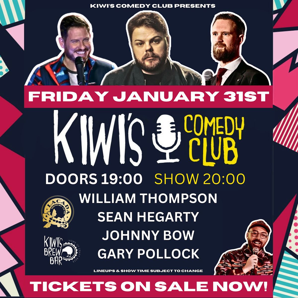 Kiwi's Comedy Club - 2025 Kickoff Show!