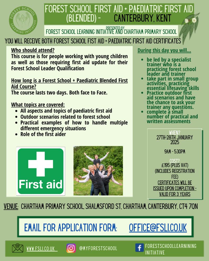 Paediatric & Forest School First Aid