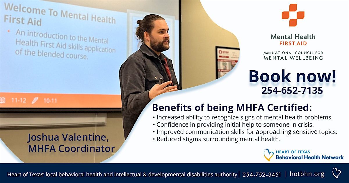 Adult Mental Health First Aid Training