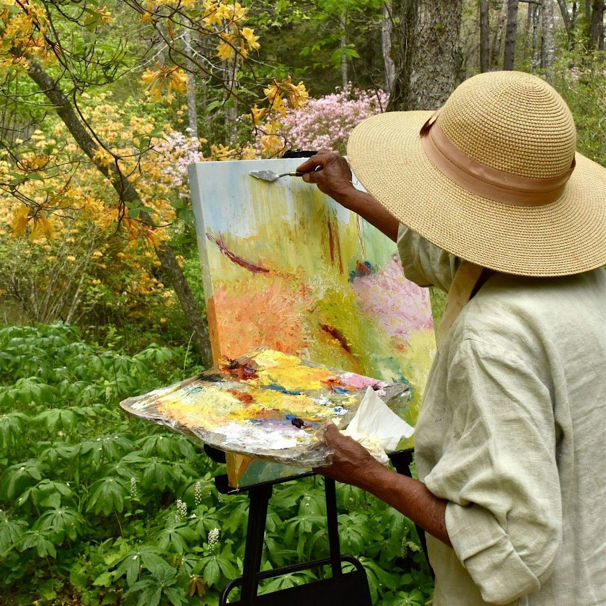 Plein Air Painting in the Gardens