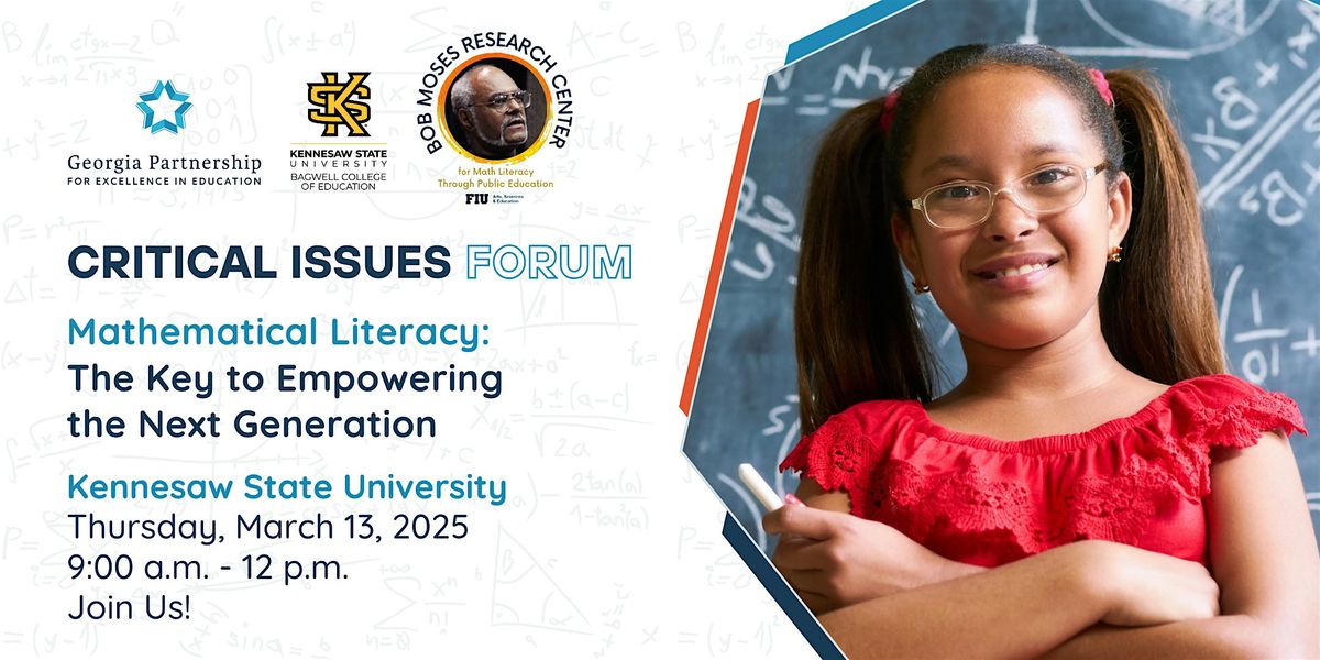 Math Literacy:  The Key to Empowering the Next Generation