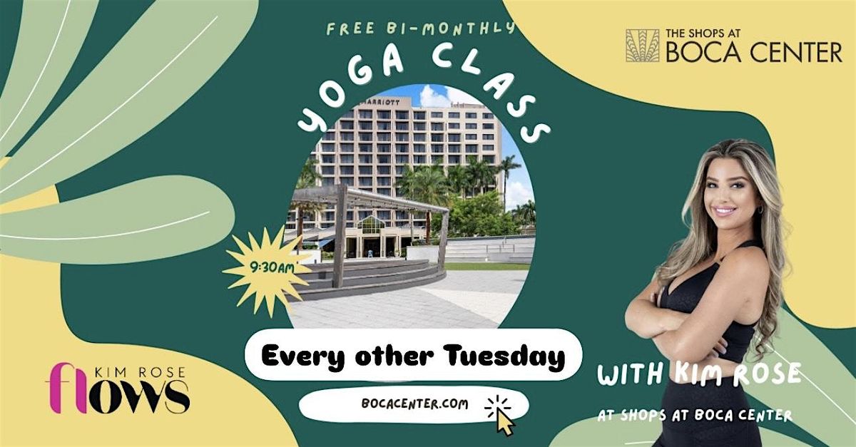 Free Community Yoga at Boca Center