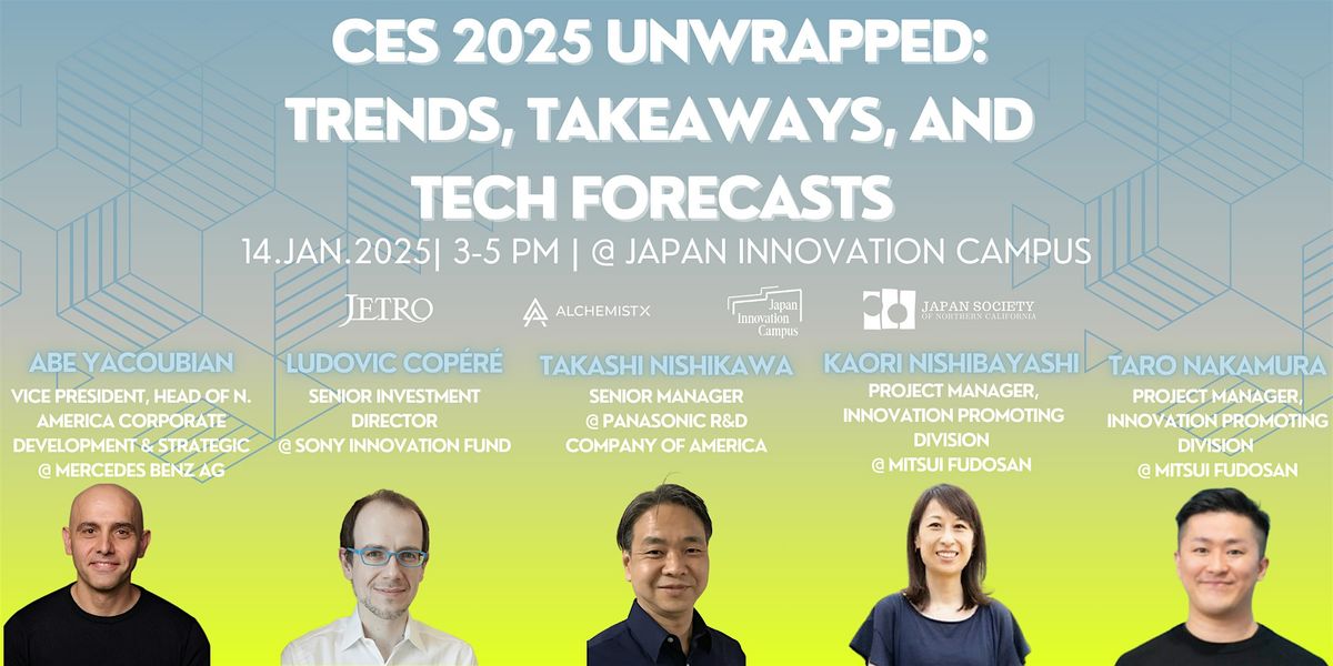 (Live Stream) CES 2025 Unwrapped: Trends, Takeaways, and Tech Forecasts