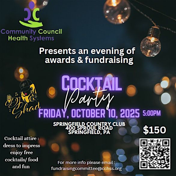 CCHS Cocktail Party Award Night